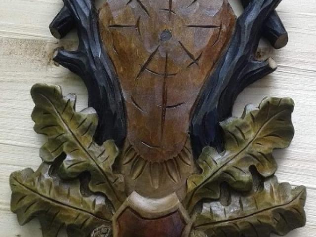 PLAQUE BOIS POUR TROPHÉE
